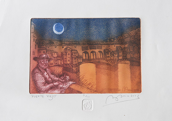 Puente viejo por Bernal Ponce, Juan